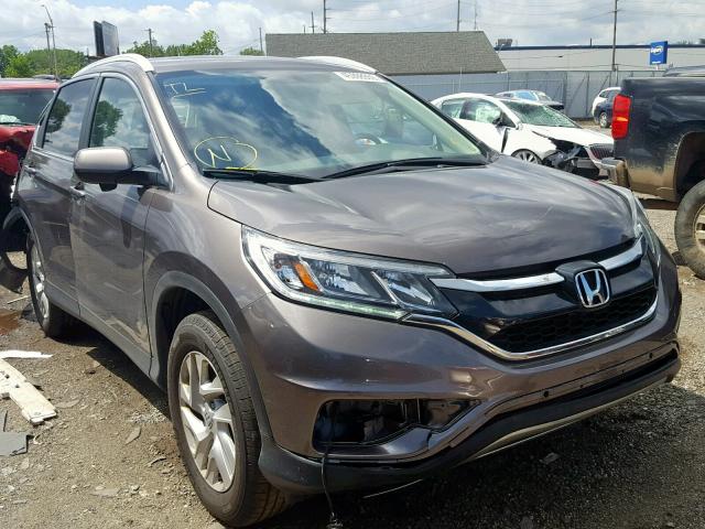 2HKRM4H72GH713841 - 2016 HONDA CR-V EXL BROWN photo 1