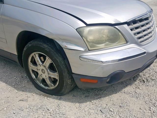 2C8GM68424R500555 - 2004 CHRYSLER PACIFICA SILVER photo 9