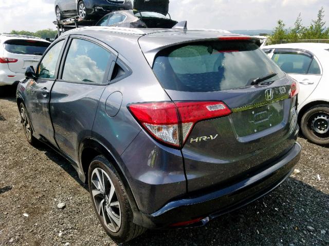 3CZRU6H10KG704364 - 2019 HONDA HR-V SPORT GRAY photo 3