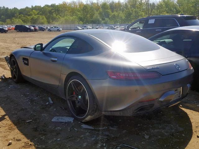 WDDYJ7JA4GA003493 - 2016 MERCEDES-BENZ AMG GT S GRAY photo 3