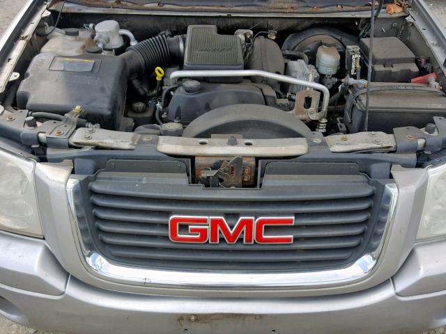 1GKDT13S252106901 - 2005 GMC ENVOY SILVER photo 7