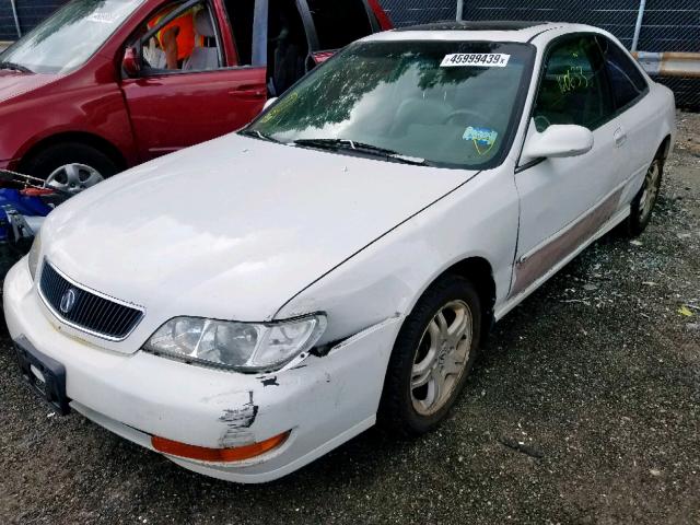 19UYA3251XL002232 - 1999 ACURA 2.3CL WHITE photo 2