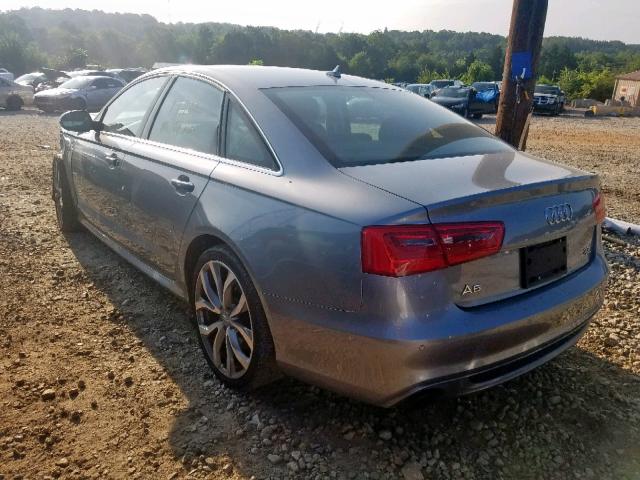 WAUHGAFC7DN108482 - 2013 AUDI A6 PRESTIG GRAY photo 3