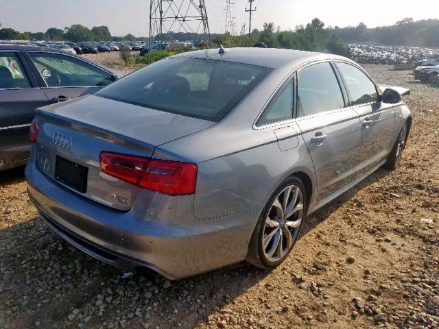 WAUHGAFC7DN108482 - 2013 AUDI A6 PRESTIG GRAY photo 4