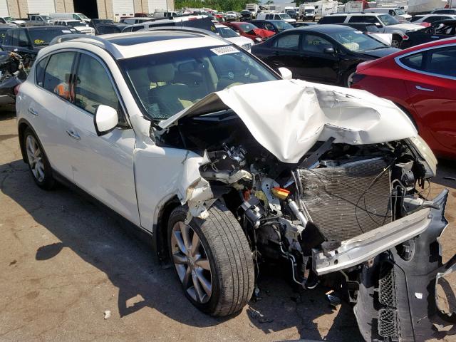 JNKAJ09E88M302641 - 2008 INFINITI EX35 BASE WHITE photo 1