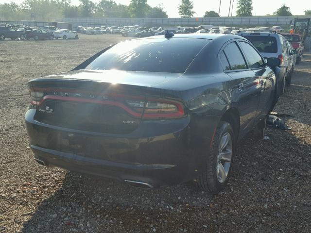 2C3CDXHG8GH265805 - 2016 DODGE CHARGER SX BLACK photo 4