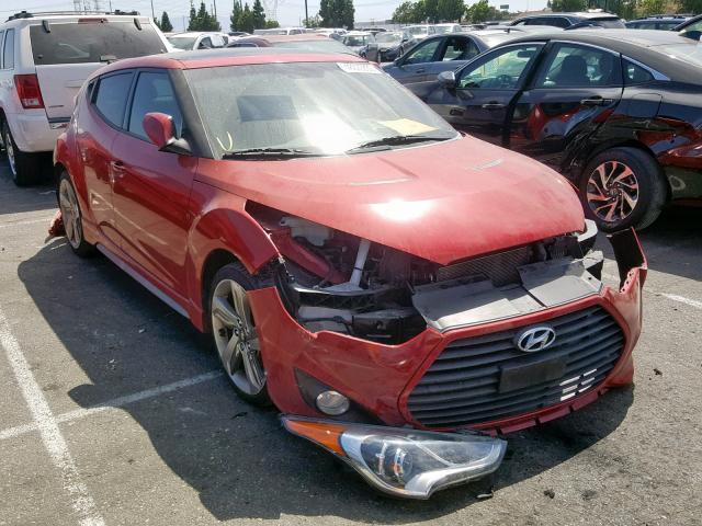 KMHTC6AE2DU180867 - 2013 HYUNDAI VELOSTER T RED photo 1