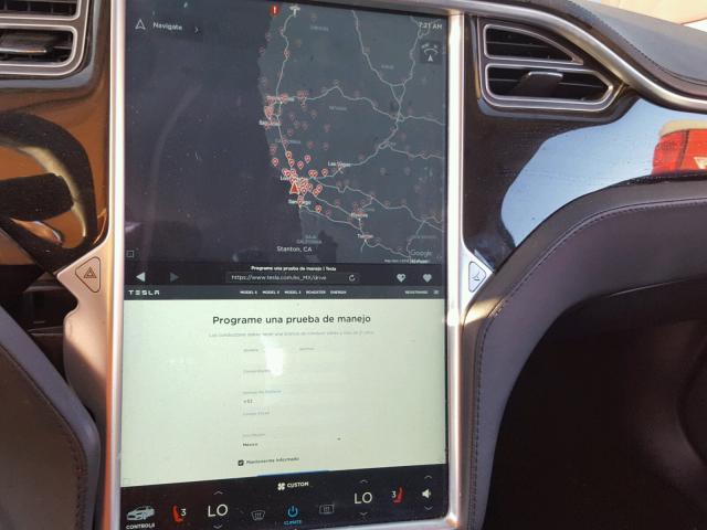 5YJSA1H1XEFP35554 - 2014 TESLA MODEL S WHITE photo 9