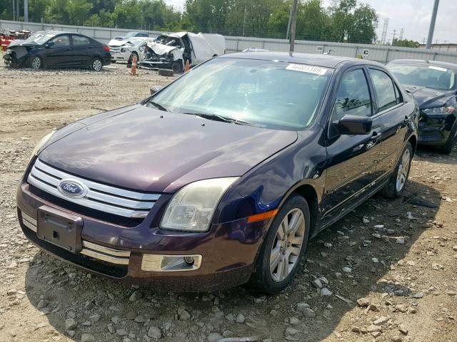 3FAHP08177R180783 - 2007 FORD FUSION SEL PURPLE photo 2