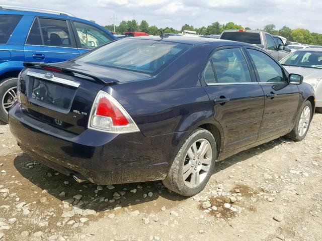 3FAHP08177R180783 - 2007 FORD FUSION SEL PURPLE photo 4