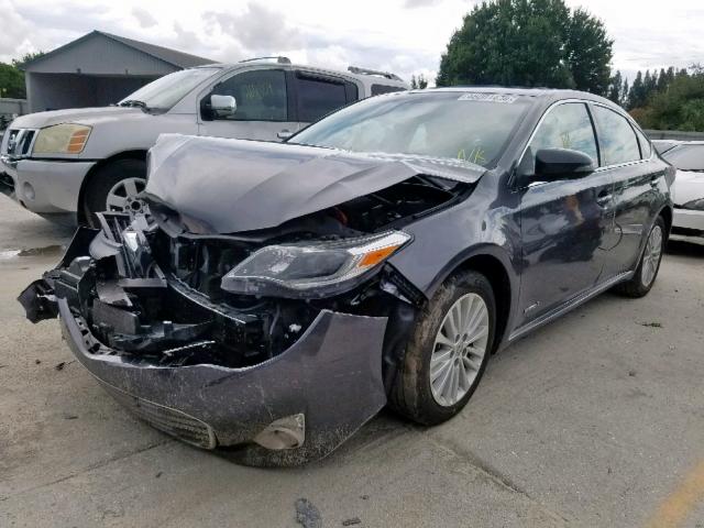 4T1BD1EB4DU014460 - 2013 TOYOTA AVALON HYB CHARCOAL photo 2