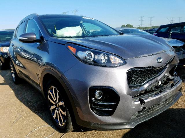 KNDPN3AC2H7239319 - 2017 KIA SPORTAGE E GRAY photo 1