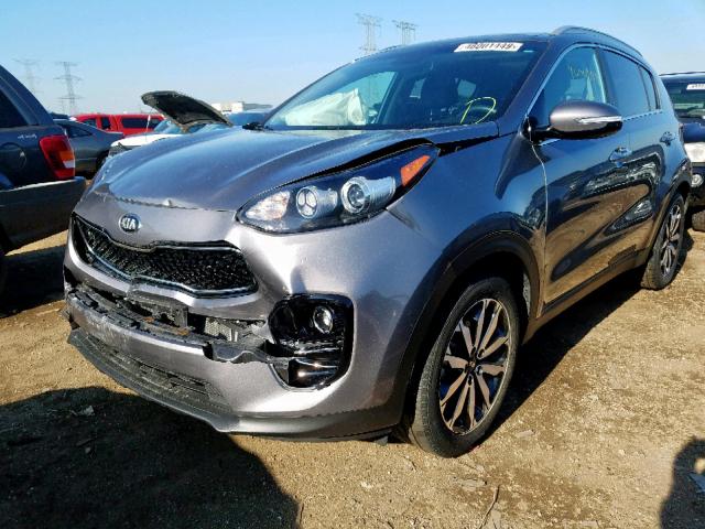 KNDPN3AC2H7239319 - 2017 KIA SPORTAGE E GRAY photo 2