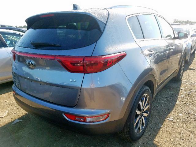 KNDPN3AC2H7239319 - 2017 KIA SPORTAGE E GRAY photo 4