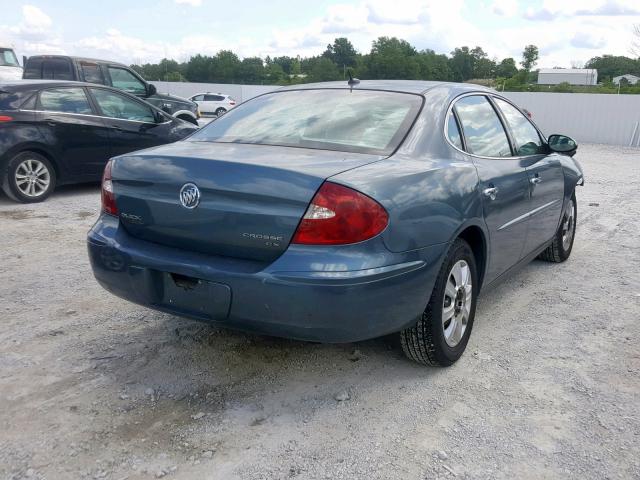 2G4WC582461177647 - 2006 BUICK LACROSSE C BLUE photo 4