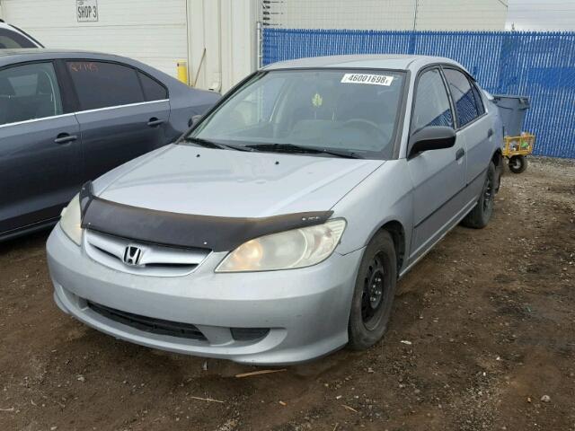 2HGES16315H030085 - 2005 HONDA CIVIC DX V SILVER photo 2