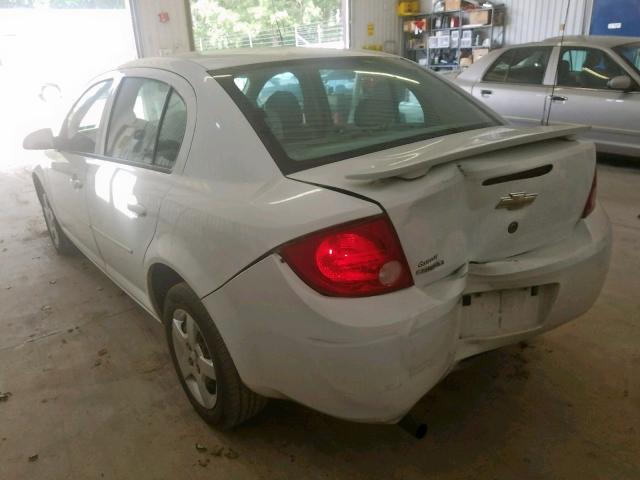 1G1AK52FX57578496 - 2005 CHEVROLET COBALT WHITE photo 3