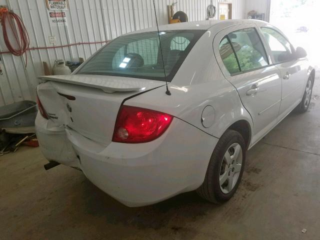 1G1AK52FX57578496 - 2005 CHEVROLET COBALT WHITE photo 4