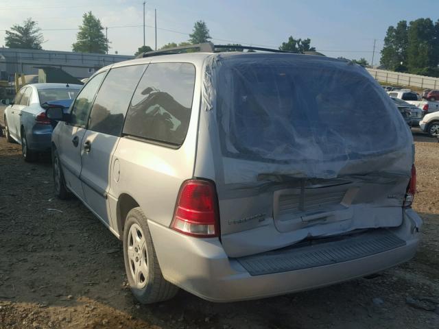 2FMDA51287BA25177 - 2007 FORD FREESTAR S GRAY photo 3