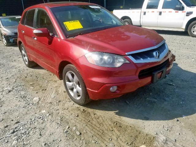 5J8TB18577A023505 - 2007 ACURA RDX TECHNO RED photo 1