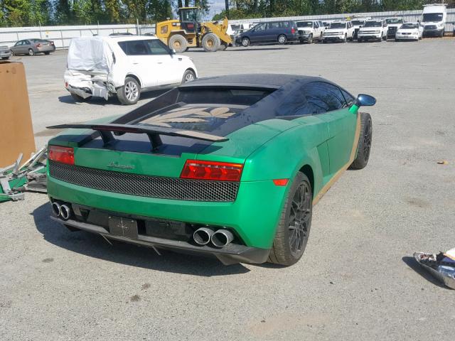 ZHWGU54T39LA08524 - 2009 LAMBORGHINI GALLARDO GREEN photo 4