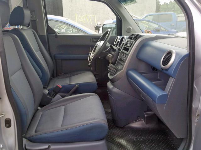 5J6YH27503L031979 - 2003 HONDA ELEMENT EX SILVER photo 5