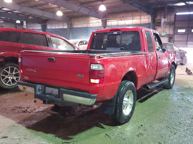 1FTZR45E64TA05572 - 2004 FORD RANGER SUP RED photo 4