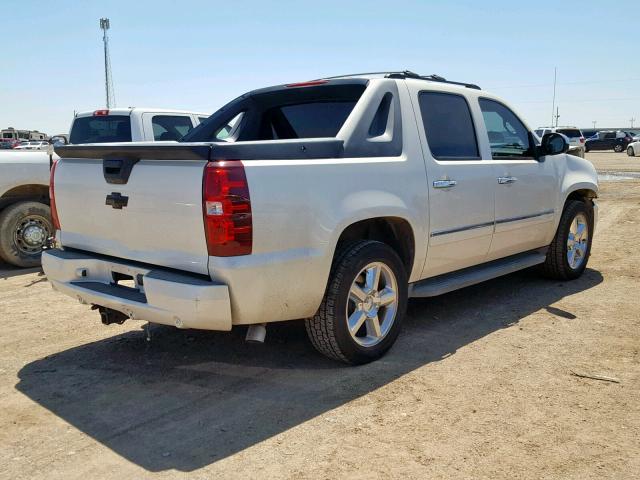 3GNVKGE00AG285708 - 2010 CHEVROLET AVALANCHE WHITE photo 4