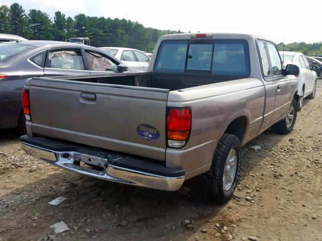 4F4CR16A9TTM38129 - 1996 MAZDA B2300 CAB GRAY photo 4