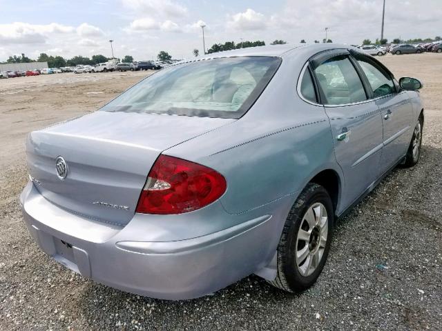 2G4WC532651327019 - 2005 BUICK LACROSSE C BLUE photo 4