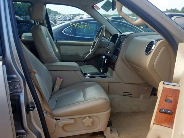 1FMEU64E98UA10898 - 2008 FORD EXPLORER E BEIGE photo 5