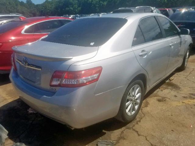 4T4BF3EK9BR088112 - 2011 TOYOTA CAMRY BASE SILVER photo 4