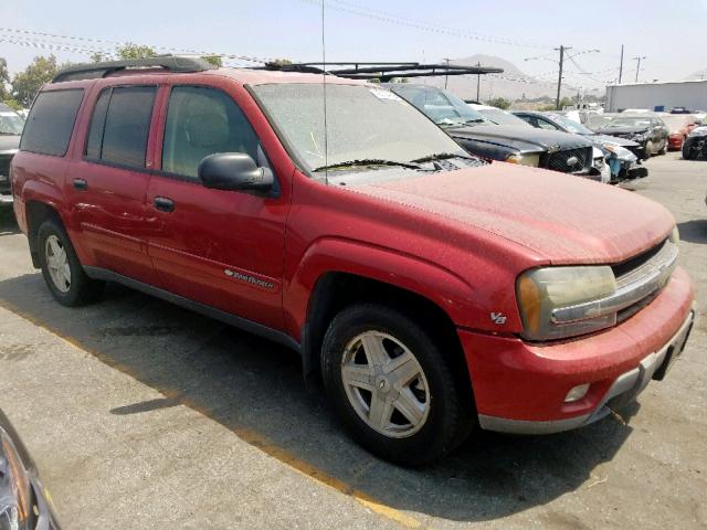 1GNES16P036208222 - 2003 CHEVROLET TRAILBLAZE RED photo 1