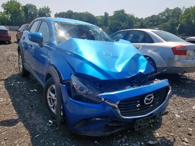 JM1DKFB78G0130983 - 2016 MAZDA CX-3 SPORT BLUE photo 1