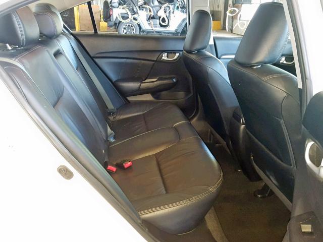 19XFB2F99EE216031 - 2014 HONDA CIVIC EXL თეთრი ფოტო 6