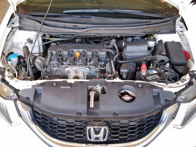 19XFB2F99EE216031 - 2014 HONDA CIVIC EXL თეთრი ფოტო 7