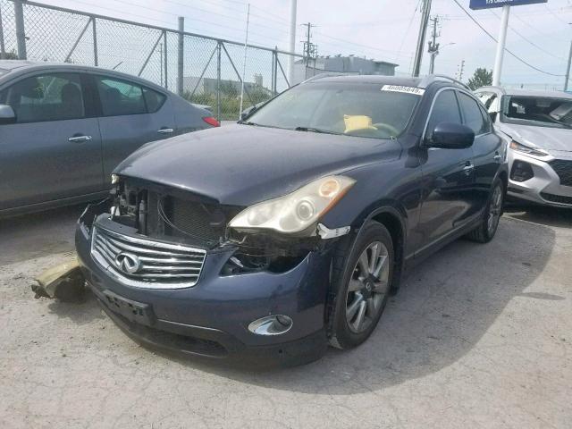 JNKAJ09F98M356538 - 2008 INFINITI EX35 BASE GRAY photo 2