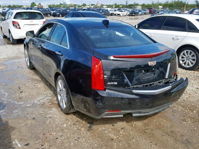 1G6AA5RA8F0143140 - 2015 CADILLAC ATS BLACK photo 3