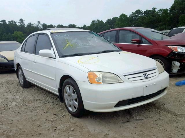 1HGES25792L071332 - 2002 HONDA CIVIC EX GRAY photo 1