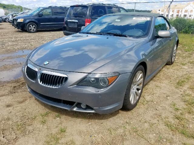 WBAEK73465B328166 - 2005 BMW 645 CI AUT SILVER photo 2