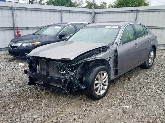 JNKCV61F79M357281 - 2009 INFINITI G37 SILVER photo 2