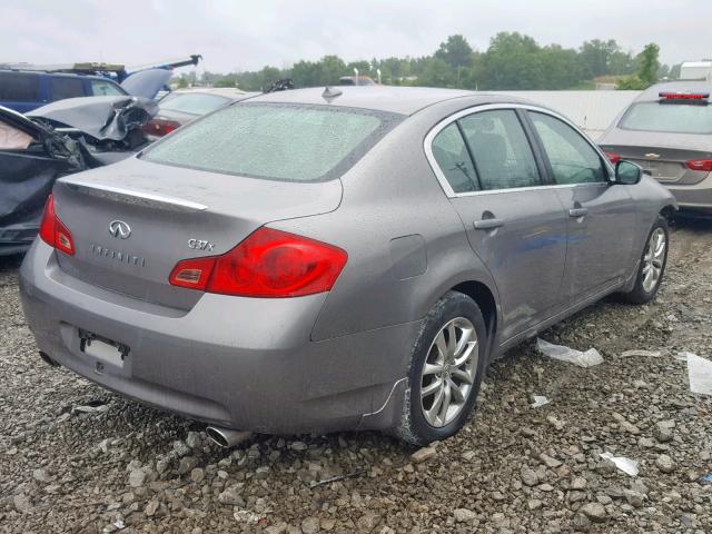 JNKCV61F79M357281 - 2009 INFINITI G37 SILVER photo 4