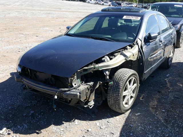 1HGCM66574A069924 - 2004 HONDA ACCORD EX CHARCOAL photo 2