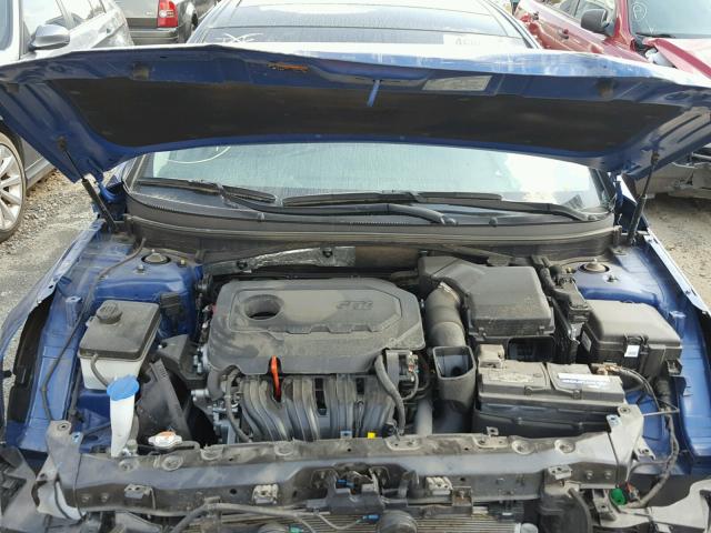 5NPE34AF9GH268775 - 2016 HYUNDAI SONATA SPO BLUE photo 7