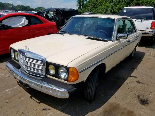 WDBAB33C8FA216699 - 1985 MERCEDES-BENZ 300 DT CREAM photo 2