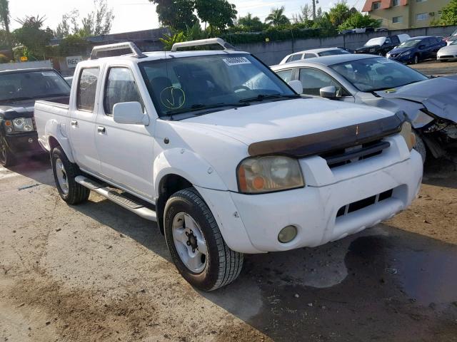 1N6ED27T01C318638 - 2001 NISSAN FRONTIER C WHITE photo 1