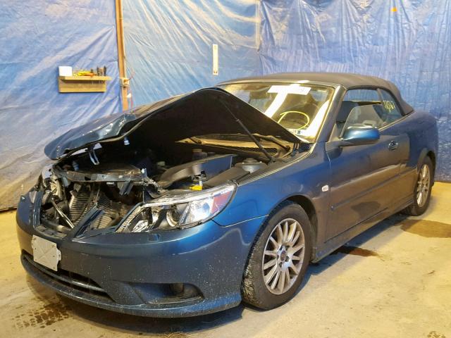 YS3FB79Y286002646 - 2008 SAAB 9-3 2.0T BLUE photo 2