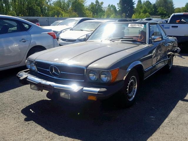 10704412051830 - 1979 MERCEDES-BENZ 450 SL GRAY photo 2