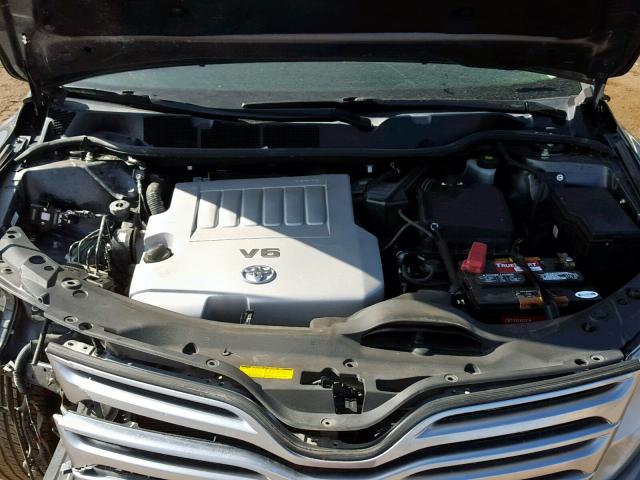 4T3BK3BB8BU059721 - 2011 TOYOTA VENZA GRAY photo 7