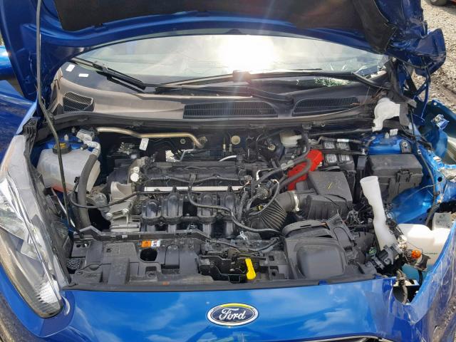 3FADP4BJ0KM136662 - 2019 FORD FIESTA SE BLUE photo 7